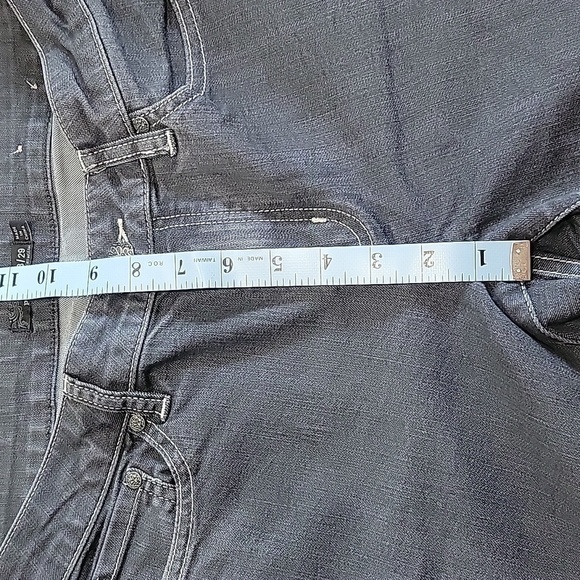 prAna Size 8, Dark Gray with White Stitching Womens Jeans, Excellent Condition - Picture 5 of 12